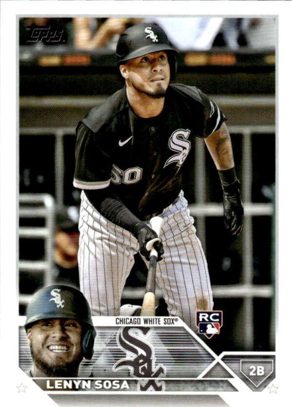 2023 Topps Baseball  #140 Lenyn Sosa  RC Rookie Chicago White Sox  Image 1