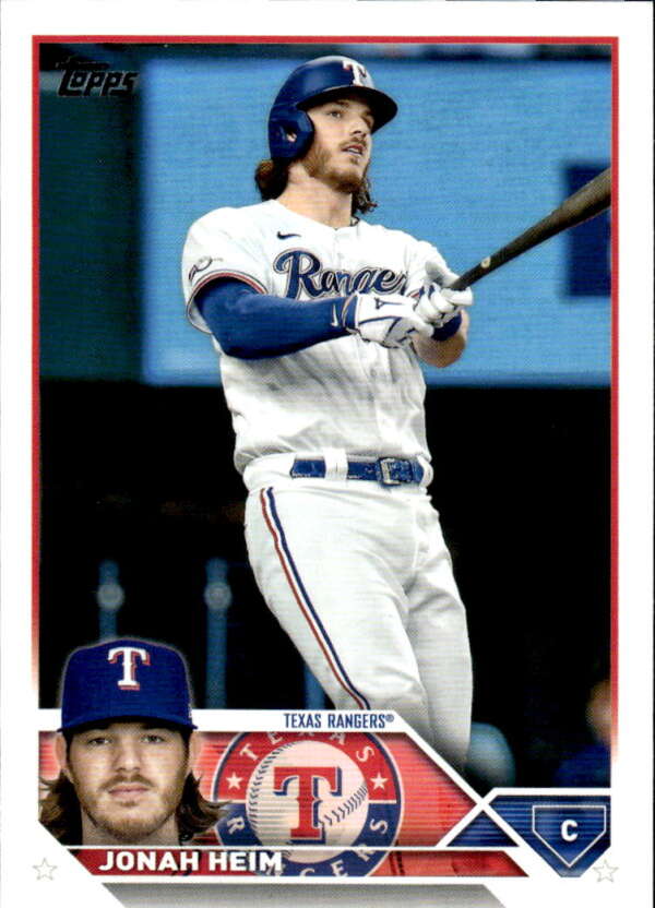2023 Topps Baseball #141 Jonah Heim Texas Rangers Image 1