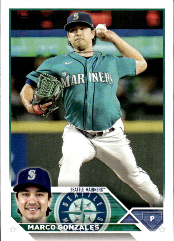 2023 Topps Baseball #144 Marco Gonzales Seattle Mariners Image 1