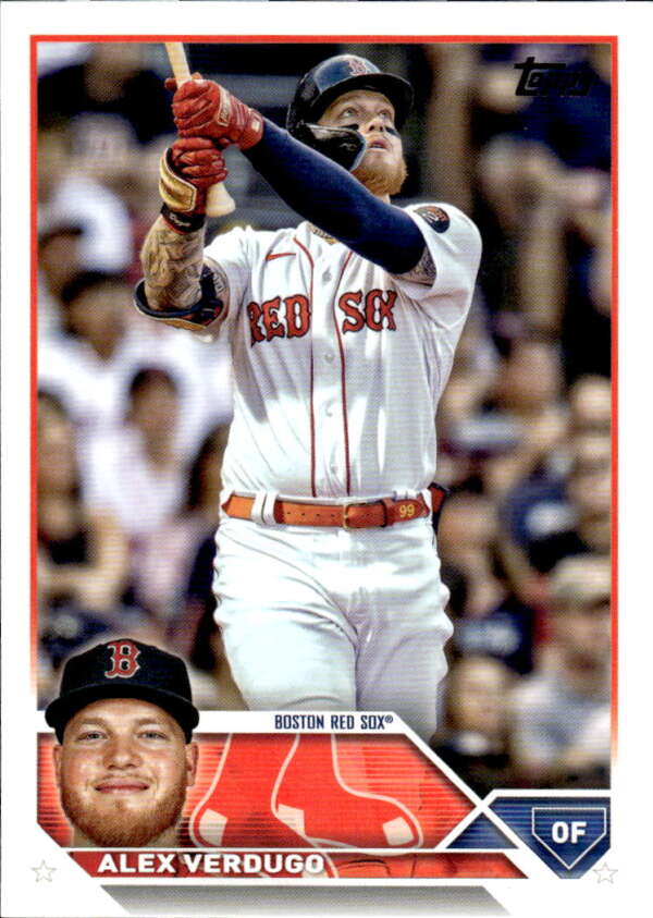 2023 Topps Baseball #146 Alex Verdugo Boston Red Sox Image 1
