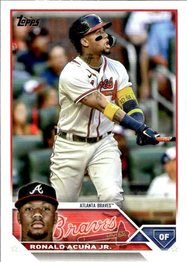 2023 Topps Baseball  #150 Ronald Acuna Jr.  Atlanta Braves  Image 1