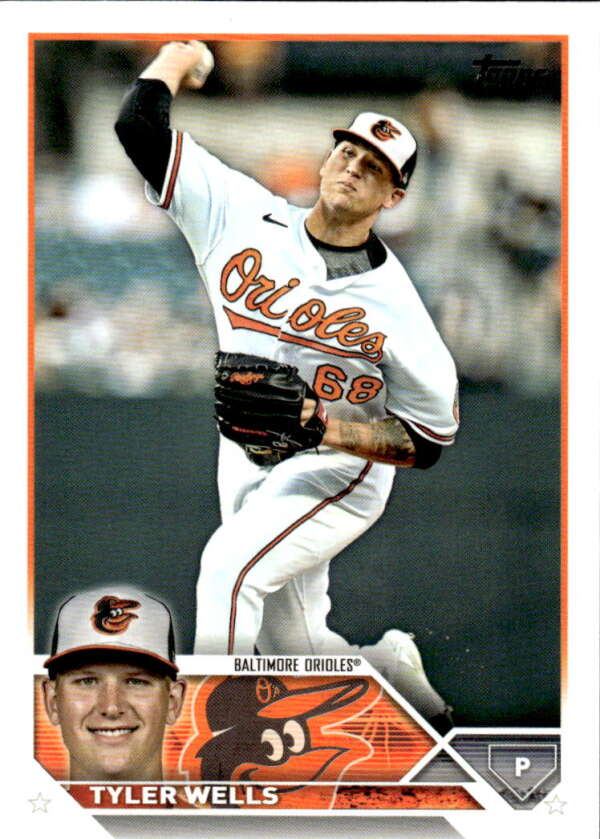 2023 Topps Baseball  #151 Tyler Wells  Baltimore Orioles  Image 1