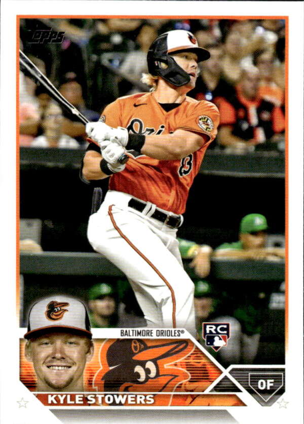 2023 Topps Baseball #156 Kyle Stowers RC Rookie Baltimore Orioles Image 1