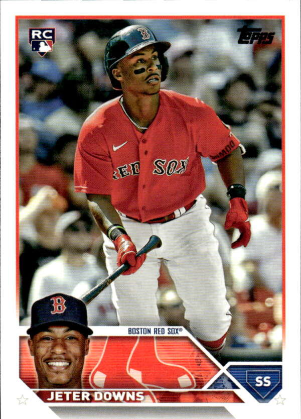2023 Topps Baseball #165 Jeter Downs RC Rookie Boston Red Sox Image 1