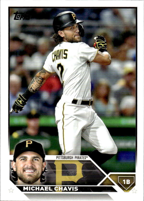 2023 Topps Baseball  #170 Michael Chavis  Pittsburgh Pirates  Image 1