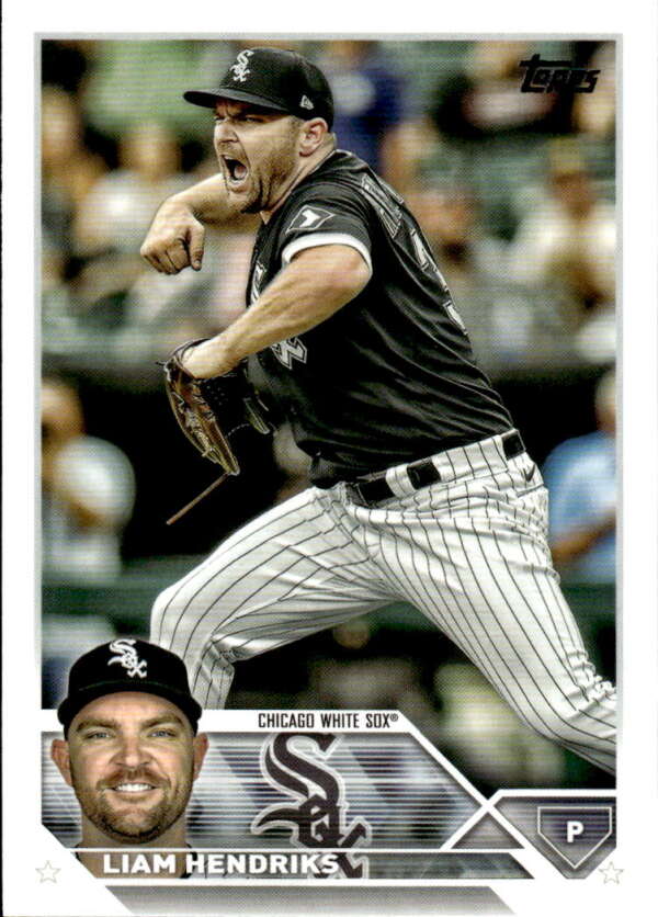 2023 Topps Baseball  #175 Liam Hendriks  Chicago White Sox  Image 1