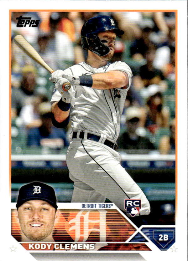 2023 Topps Baseball #176 Kody Clemens RC Rookie Detroit Tigers Image 1