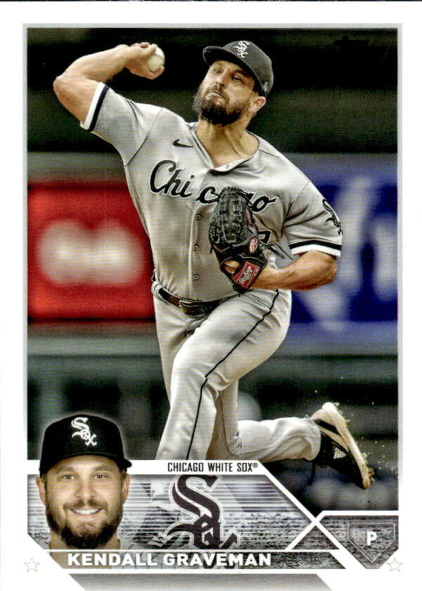 2023 Topps Baseball  #177 Kendall Graveman  Chicago White Sox  Image 1