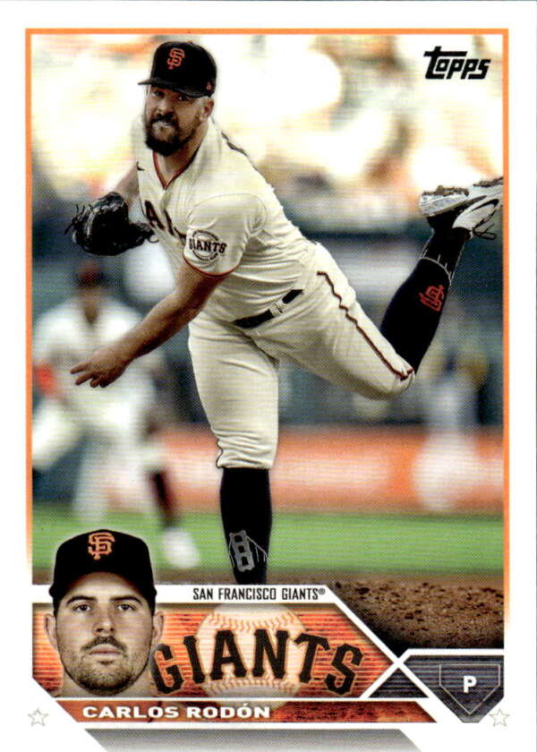 2023 Topps Baseball  #179 Carlos Rodon  San Francisco Giants  Image 1