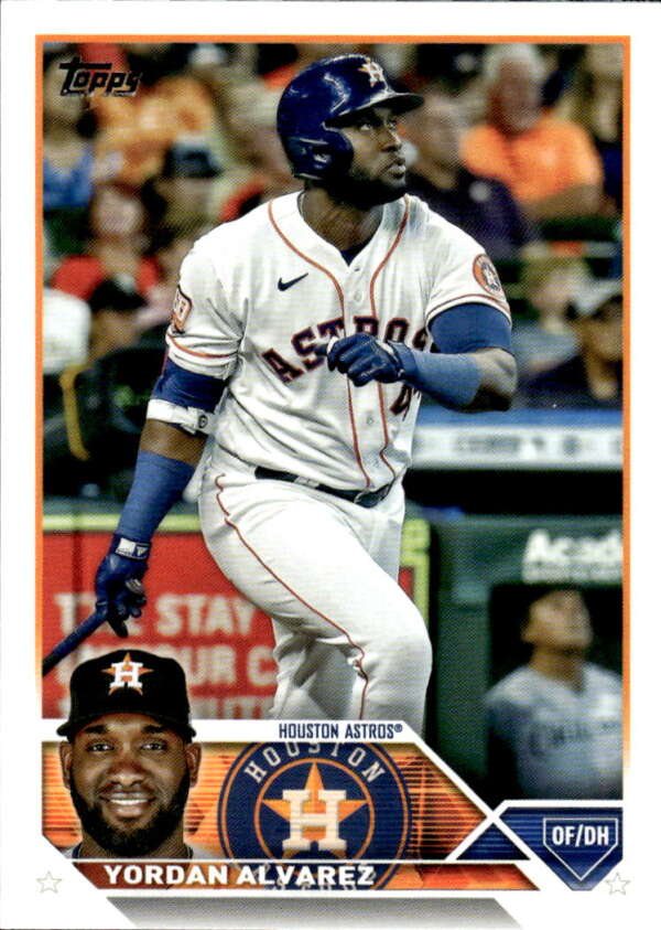 2023 Topps Baseball  #181 Yordan Alvarez  Houston Astros  Image 1