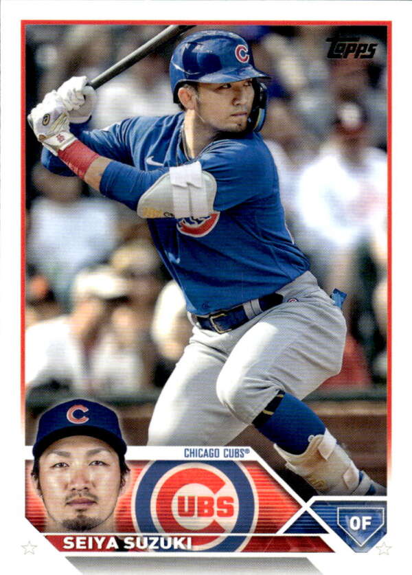 2023 Topps Baseball #183 Seiya Suzuki Chicago Cubs Image 1