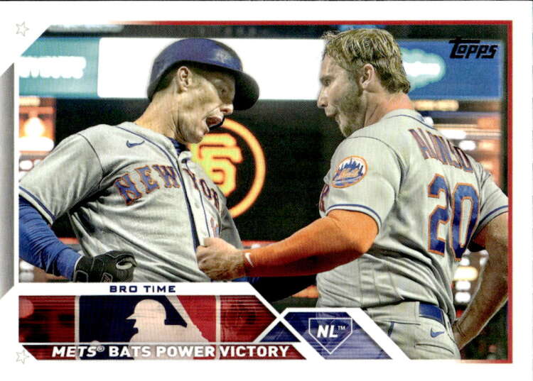 2023 Topps Baseball #190 Pete Alonso New York Mets Image 1