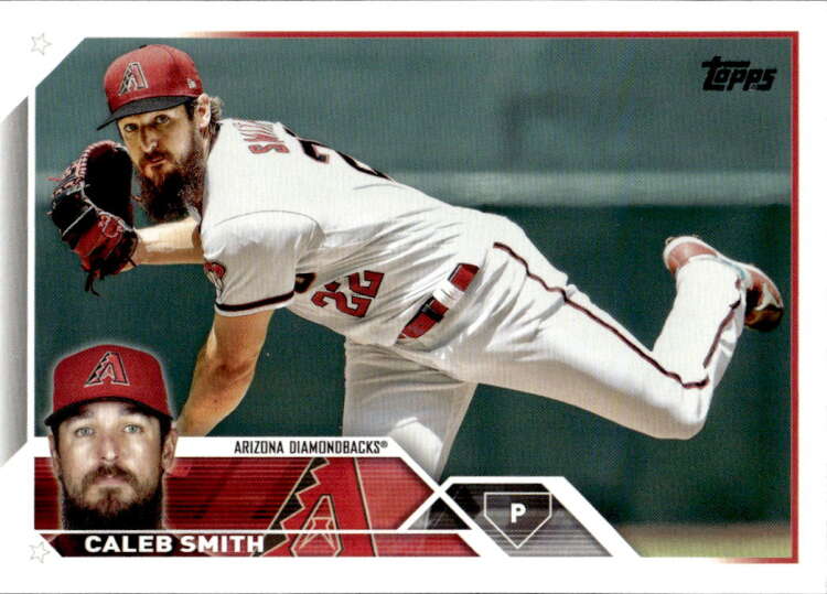 2023 Topps Baseball  #191 Caleb Smith  Arizona Diamondbacks  Image 1