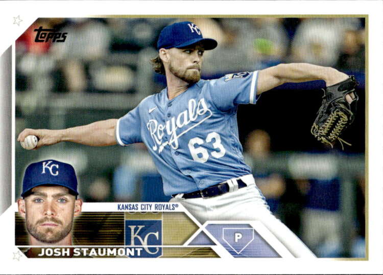 2023 Topps Baseball  #194 Josh Staumont  Kansas City Royals  Image 1