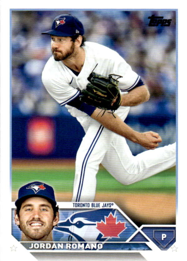 2023 Topps Baseball #196 Jordan Romano Toronto Blue Jays Image 1