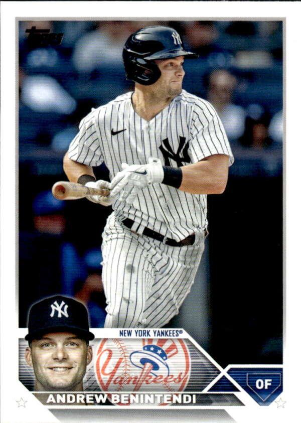 2023 Topps Baseball #197 Andrew Benintendi New York Yankees Image 1