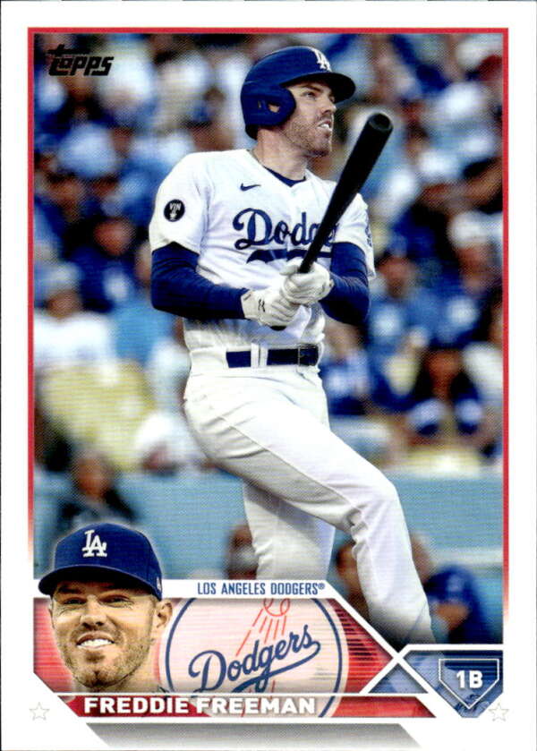 2023 Topps Baseball  #200 Freddie Freeman  Los Angeles Dodgers  Image 1