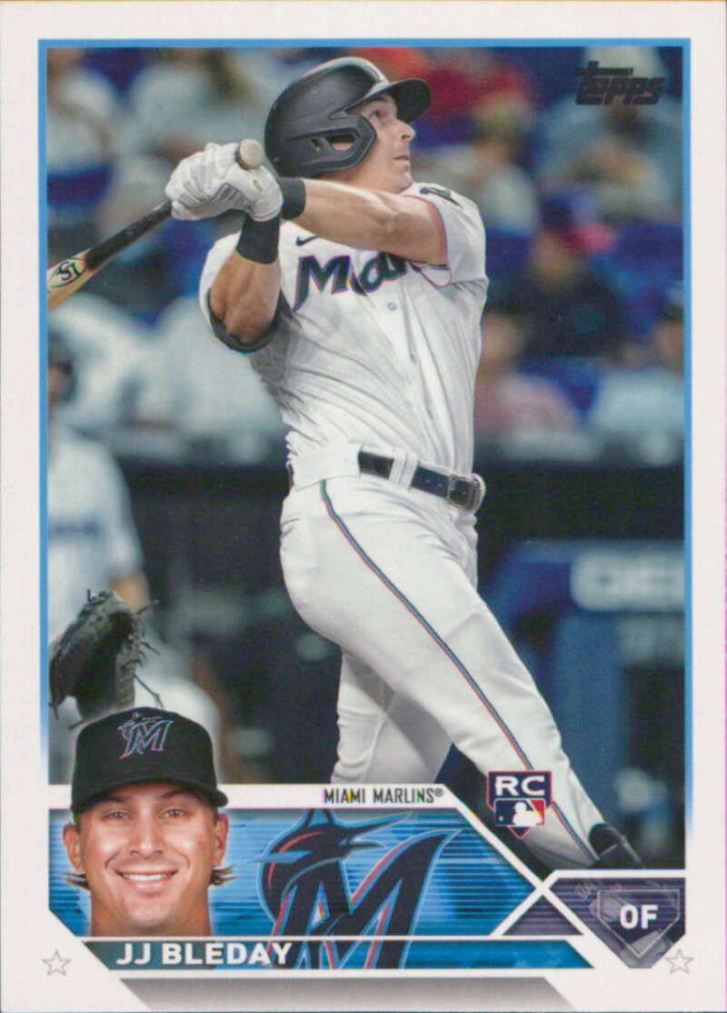 2023 Topps Baseball #205 JJ Bleday RC Rookie Miami Marlins Image 1