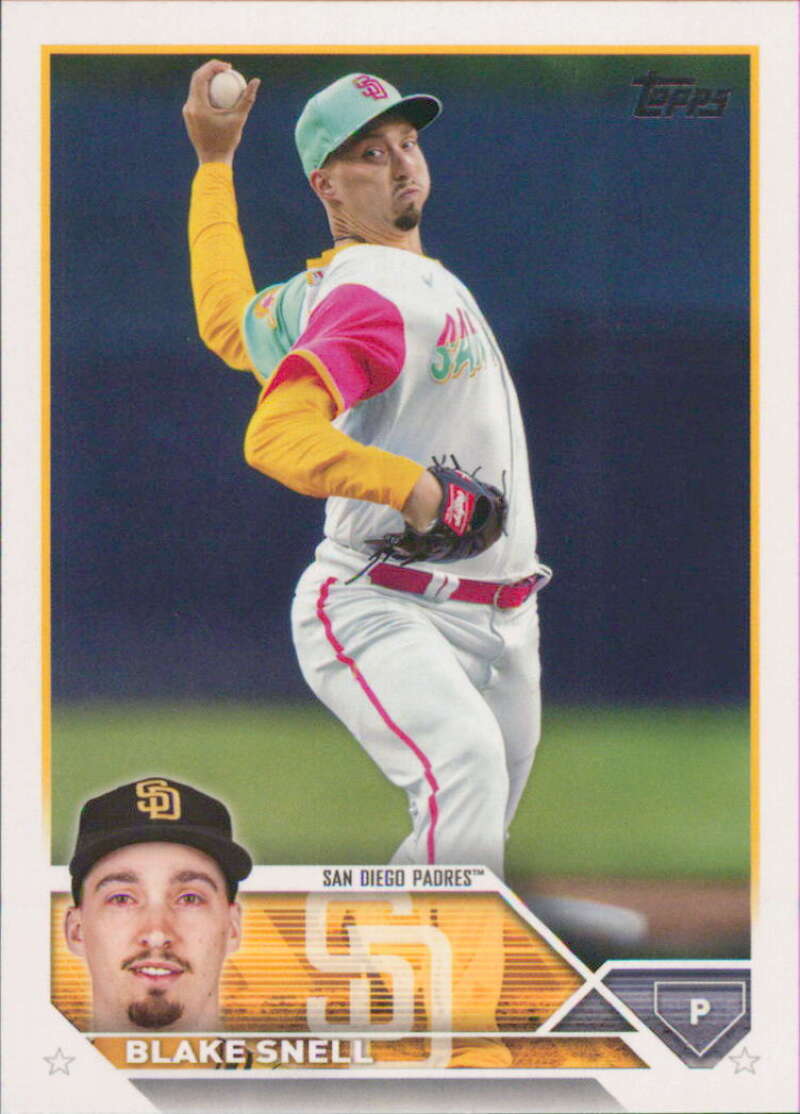 2023 Topps Baseball #208 Blake Snell San Diego Padres Image 1
