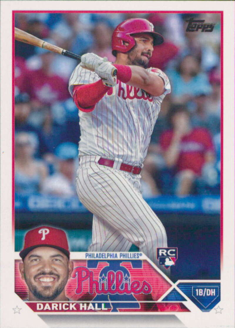 2023 Topps Baseball #209 Darick Hall RC Rookie Philadelphia Phillies Image 1