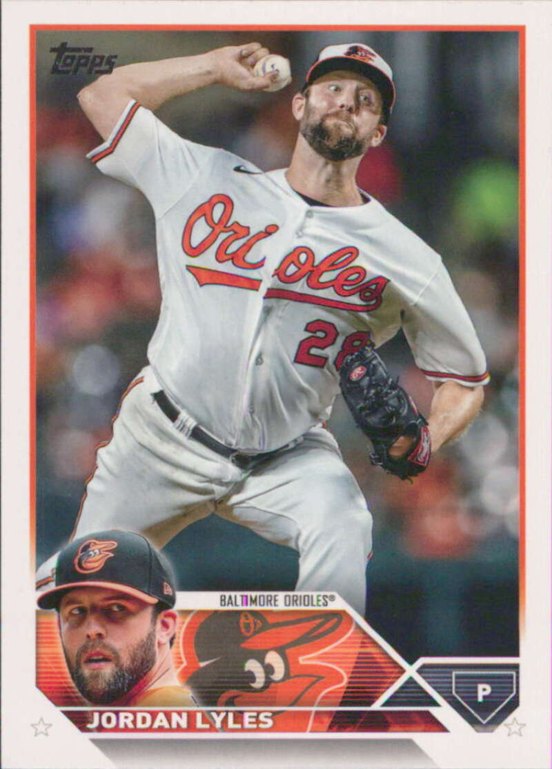 2023 Topps Baseball #212 Jordan Lyles Baltimore Orioles Image 1