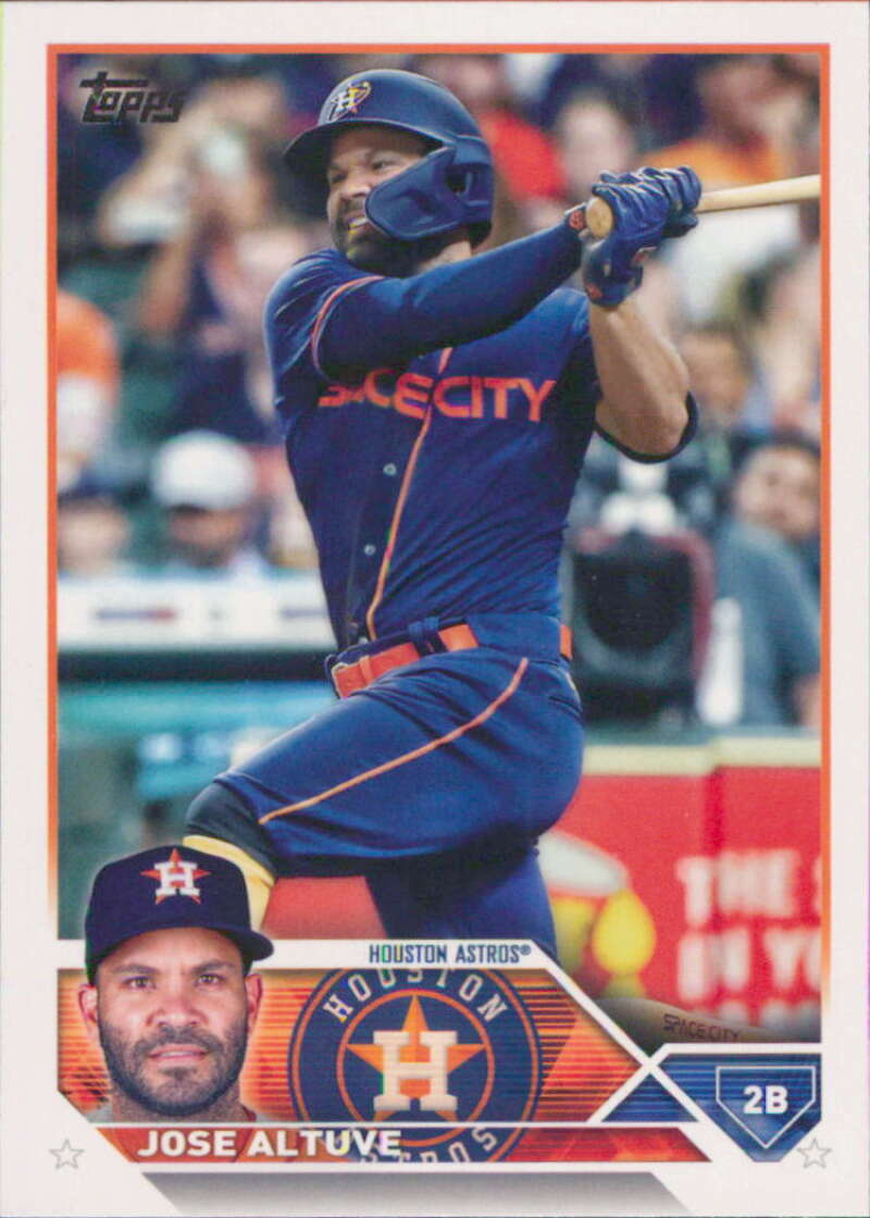 2023 Topps Baseball #222 Jose Altuve Houston Astros Image 1