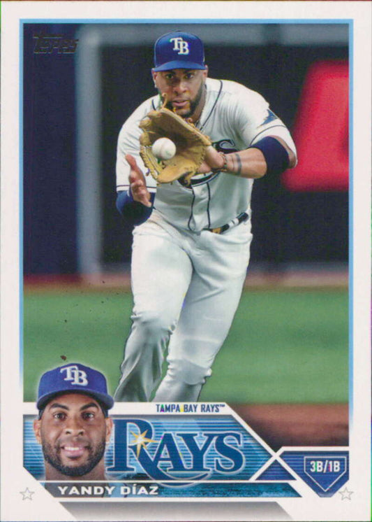2023 Topps Baseball  #227 Yandy Diaz  Tampa Bay Rays  Image 1
