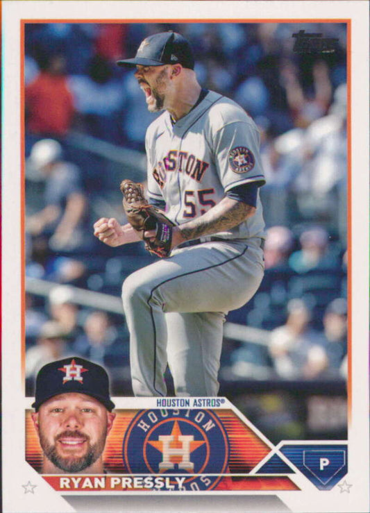 2023 Topps Baseball  #228 Ryan Pressly  Houston Astros  Image 1