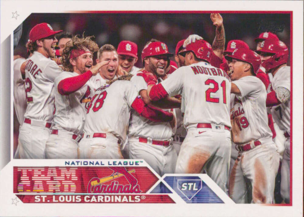 2023 Topps Baseball #234 St. Louis Cardinals Team Card Image 1