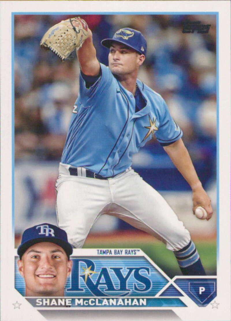 2023 Topps Baseball #236 Shane McClanahan Tampa Bay Rays Image 1