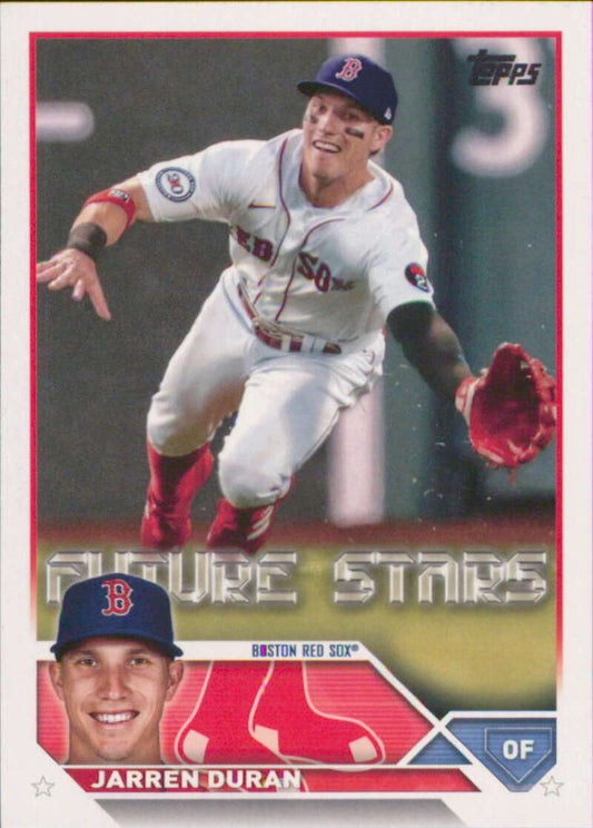 2023 Topps Baseball  #242 Jarren Duran  Boston Red Sox  Image 1