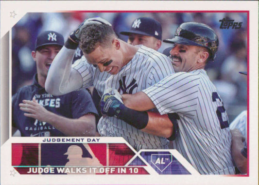 2023 Topps Baseball  #245 Aaron Judge  New York Yankees  Image 1