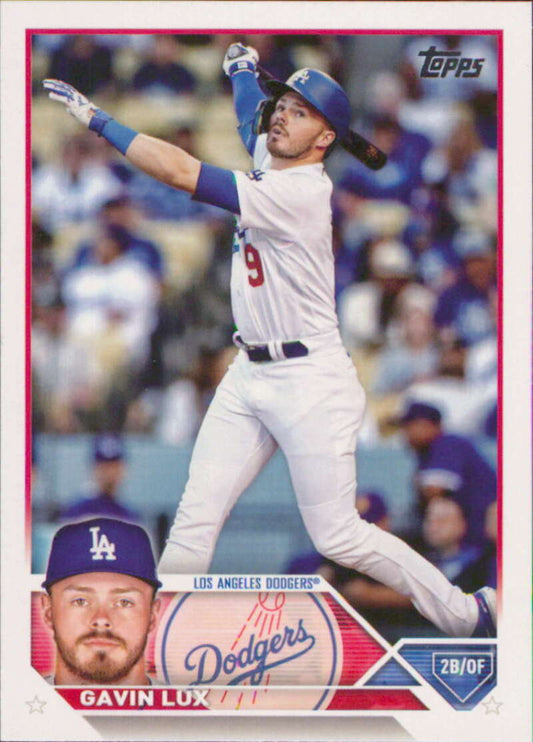 2023 Topps Baseball  #247 Gavin Lux  Los Angeles Dodgers  Image 1