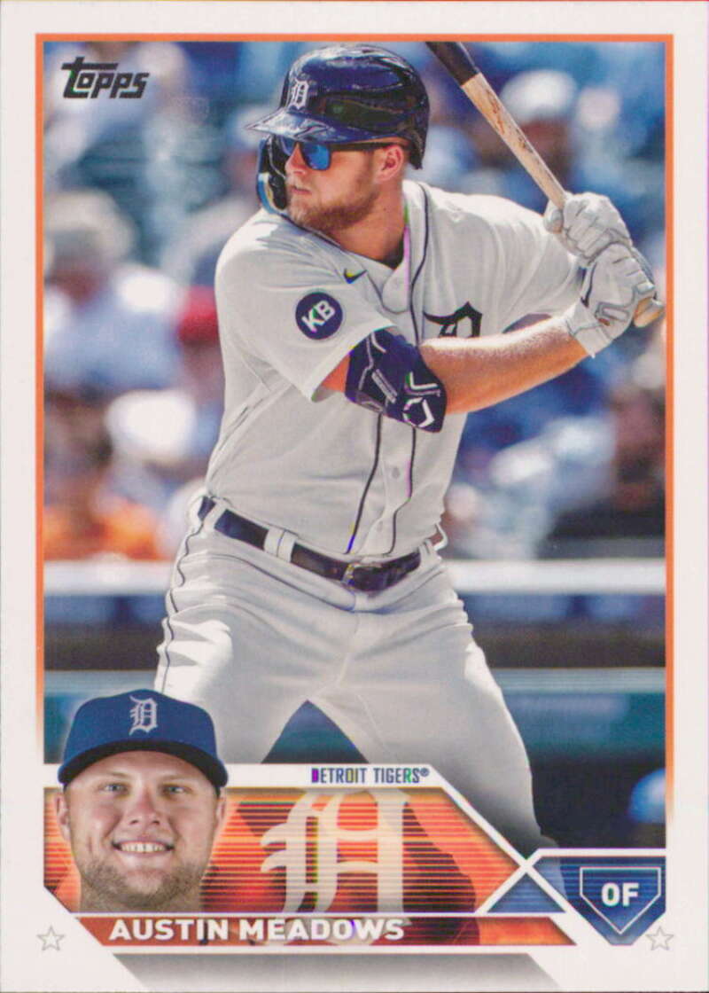 2023 Topps Baseball #252 Austin Meadows Detroit Tigers Image 1