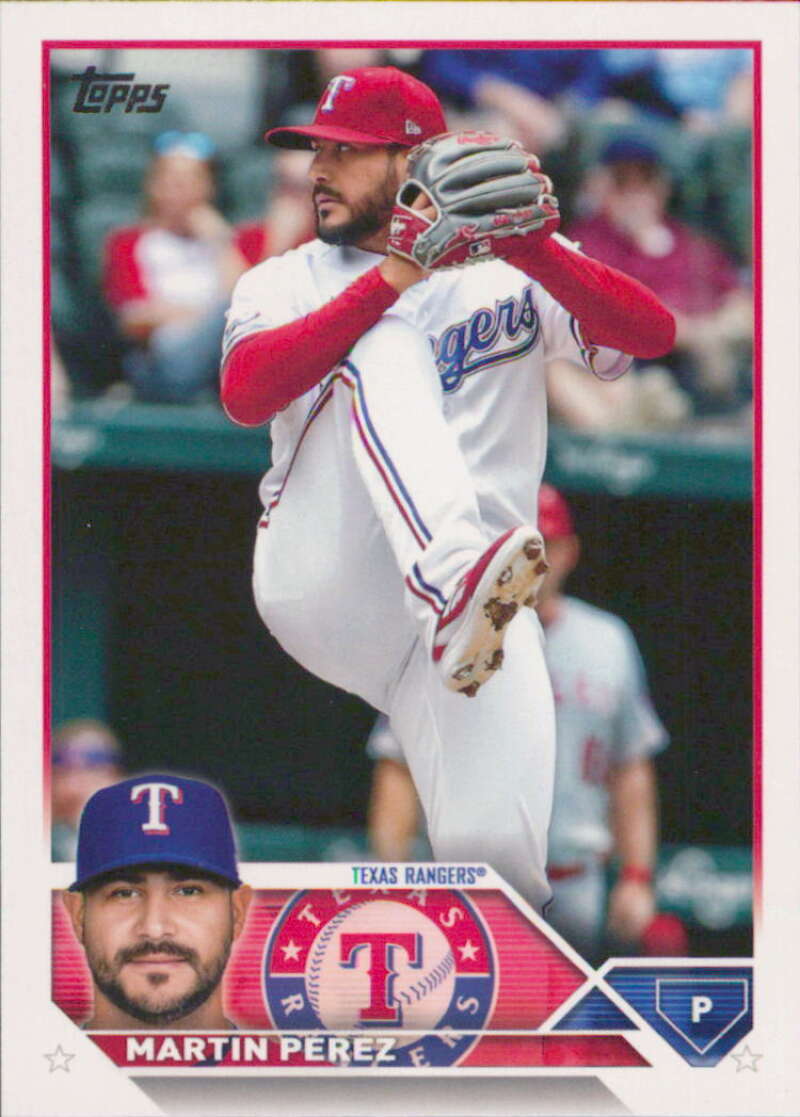 2023 Topps Baseball #261 Martin Perez Texas Rangers Image 1