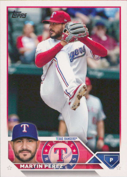 2023 Topps Baseball  #261 Martin Perez  Texas Rangers  Image 1