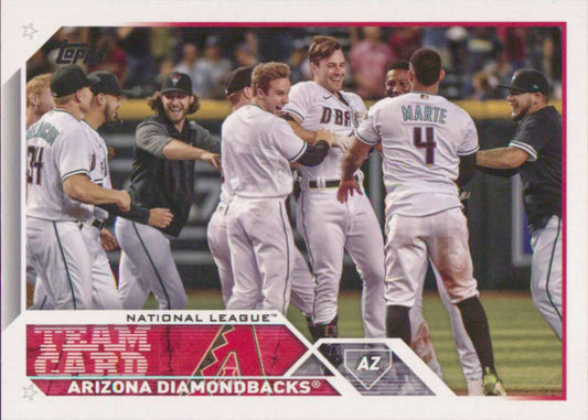 2023 Topps Baseball  #263 Arizona Diamondbacks  Team Card  Image 1