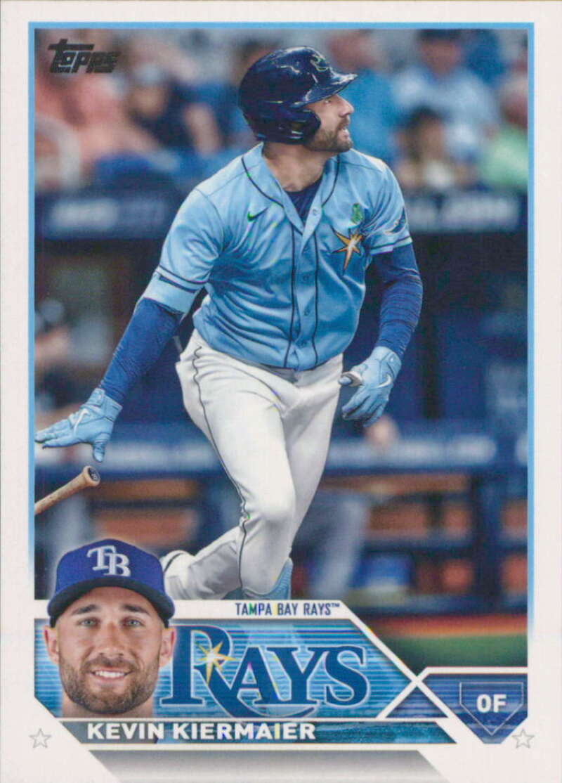 2023 Topps Baseball #272 Kevin Kiermaier Tampa Bay Rays Image 1