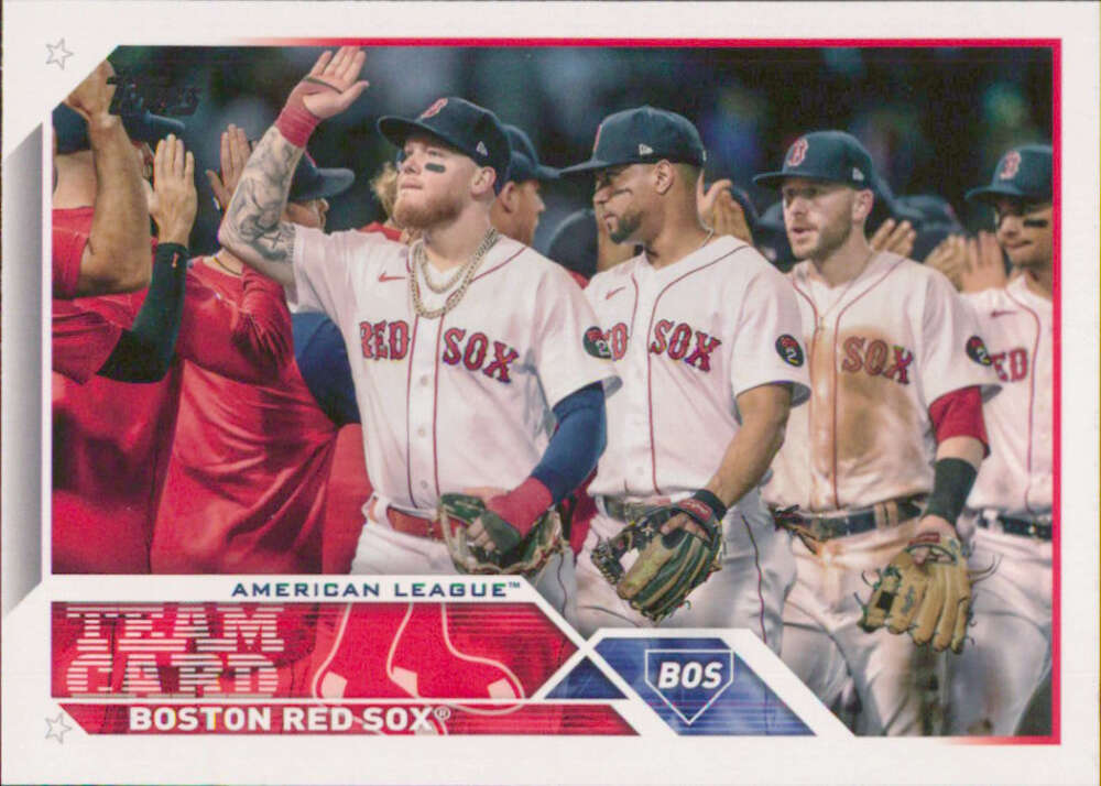 2023 Topps Baseball #273 Boston Red Sox Team Card Image 1