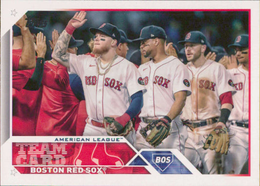 2023 Topps Baseball  #273 Boston Red Sox  Team Card  Image 1