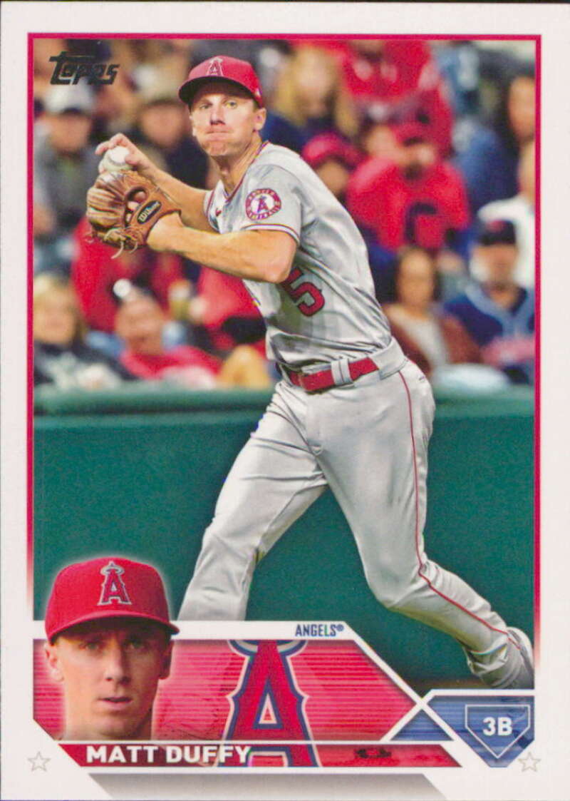 2023 Topps Baseball #274 Matt Duffy Los Angeles Angels Image 1