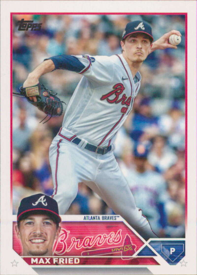 2023 Topps Baseball #290 Max Fried Atlanta Braves Image 1
