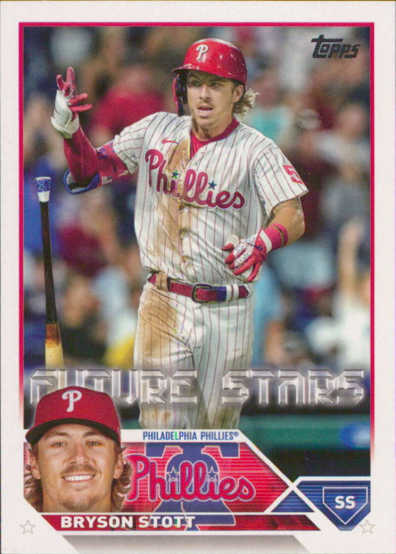2023 Topps Baseball #295 Bryson Stott Philadelphia Phillies Image 1