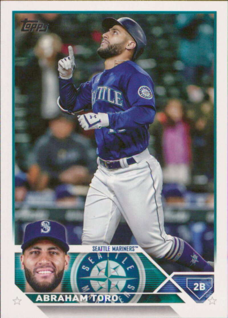 2023 Topps Baseball #297 Abraham Toro Seattle Mariners Image 1