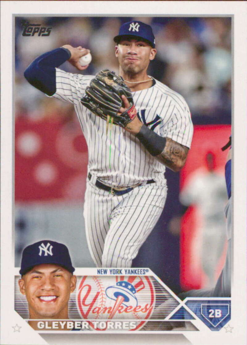 2023 Topps Baseball #299 Gleyber Torres New York Yankees Image 1
