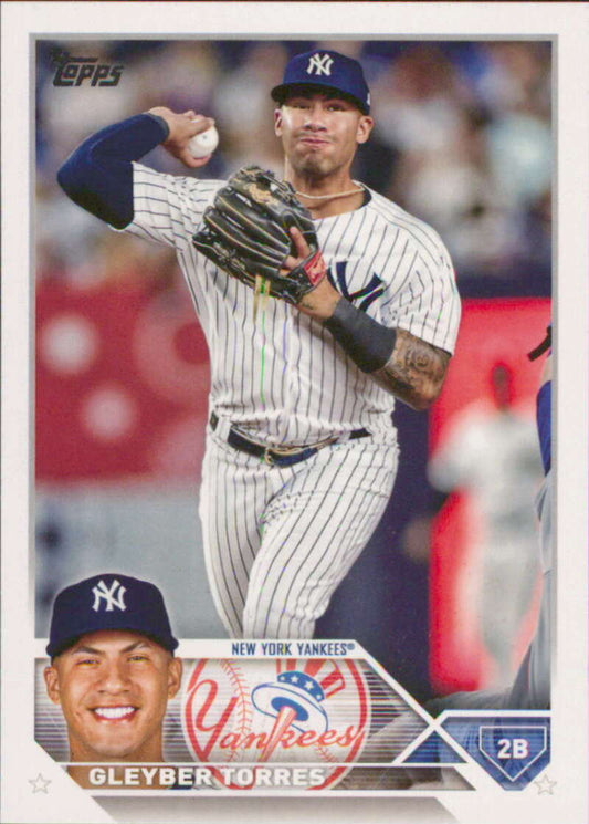 2023 Topps Baseball  #299 Gleyber Torres  New York Yankees  Image 1