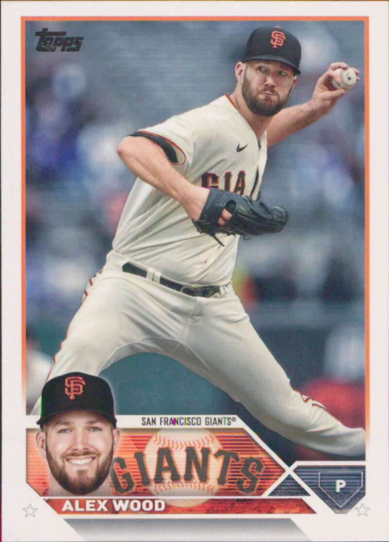 2023 Topps Baseball #304 Alex Wood San Francisco Giants Image 1