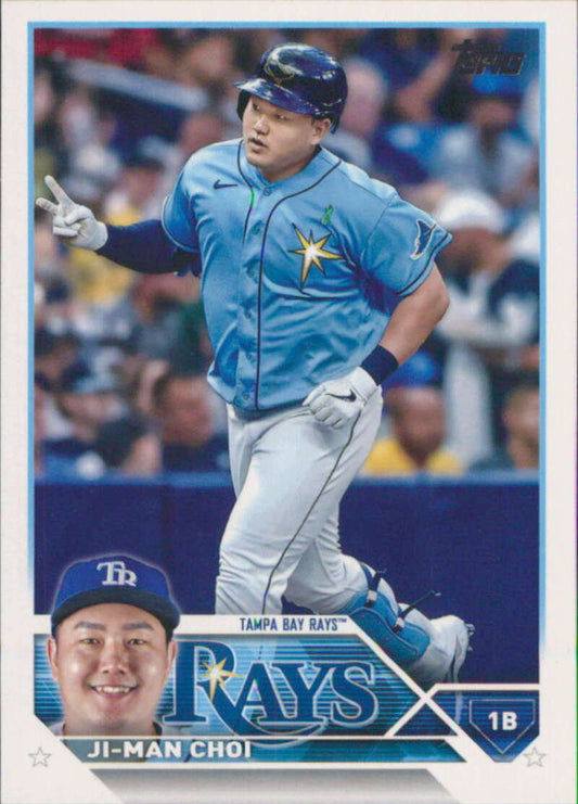 2023 Topps Baseball  #305 Ji-Man Choi  Tampa Bay Rays  Image 1