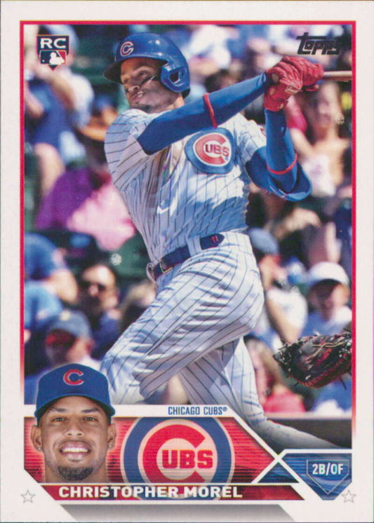 2023 Topps Baseball  #308 Christopher Morel  RC Rookie Chicago Cubs  Image 1