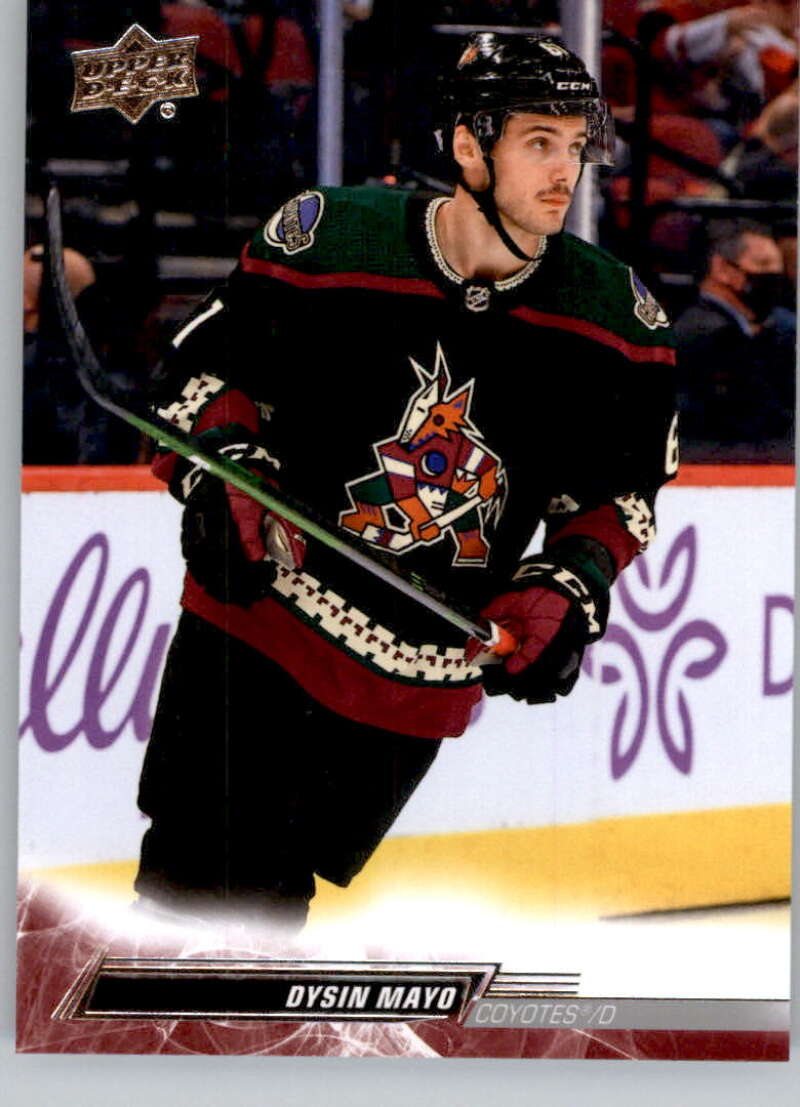 2022-23 Upper Deck Hockey #258 Dysin Mayo Arizona Coyotes Image 1